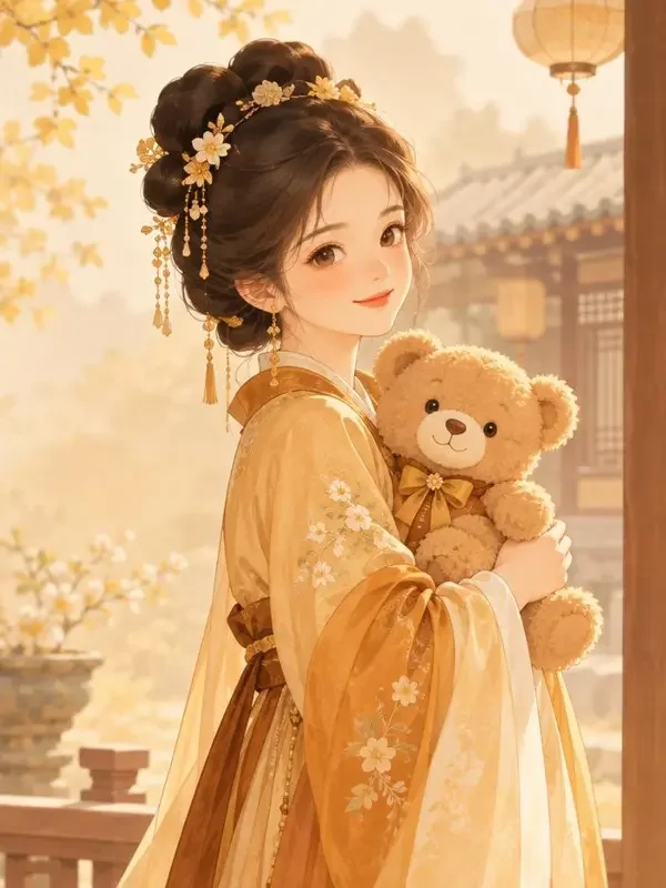 在线观看短剧《穿越成熊家小福星》封面，古装穿越题材短剧